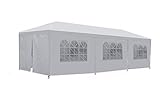 JupiterForce Outdoor Heavy Duty Tent with Removable Sidewalls Windows (10' x 30')
