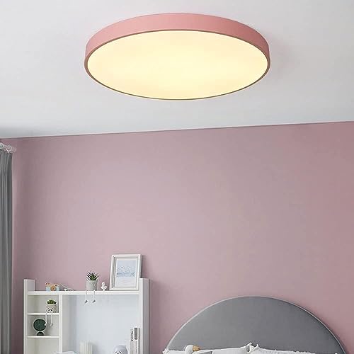 Plafonnier Rond LED Salon et Chambre Luminaire Bleu avec Télécommande - 3