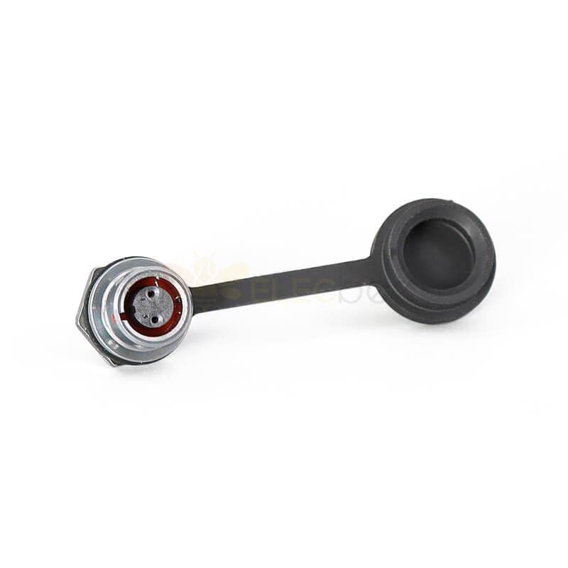 SF6 2 Pin Plug+Socket Industrial Metal Waterproof Aviation Back-Mount Circular Push-Pull Quick