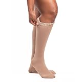 Sigvaris Dynaven 972 - Gambaletti da donna con punta chiusa, 20-30 mmHg, beige chiaro LS