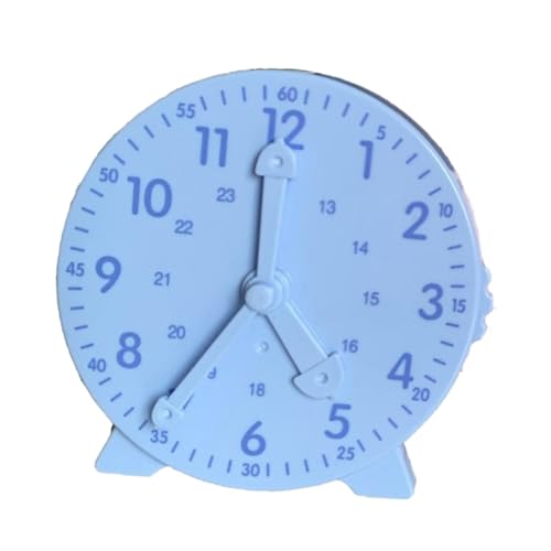Teaching Clock for Student,Sturdy Student Clock | Attractive Practice Demonstration Clock for Birthday New Year Christmas Easter Learning Tool
