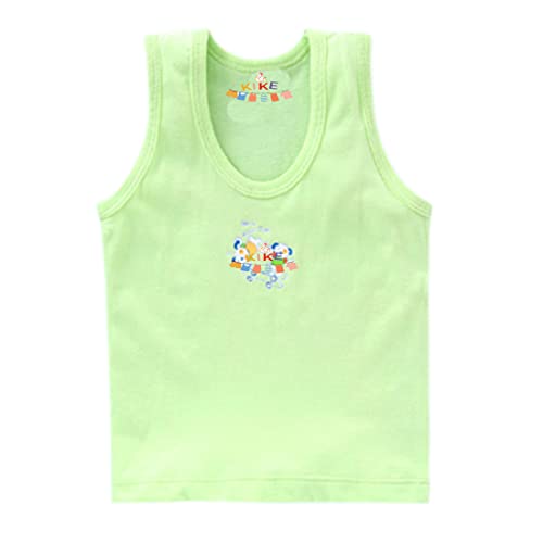 Image of KIKE New Born Baby Pure Cotton Printed Regular Fit Sando Innerwear Baniyan Kids Vest Infants Sleeveless Undershirts for Cute Boys Girls 0-24 Months Pack of 6