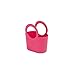 Borsa spiaggia cestino flessibile multiuso Lily 16 x 9,5 x 19,5 cm colore: rosa