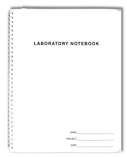 BookFactory Student Lab Notebook (Scientific Grid Format)- 8.5" x 11". 50 Pages [Wire-O Bound] (LAB-075-WTG)