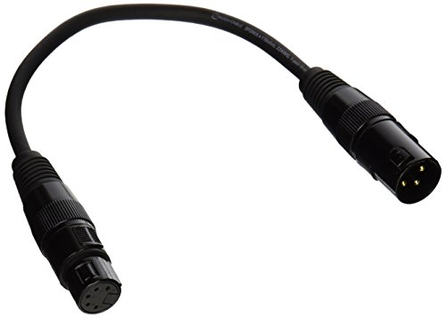 adj Products AC3PM5PFM 3Pin Male XLR to 5Pin Female XLR Cable