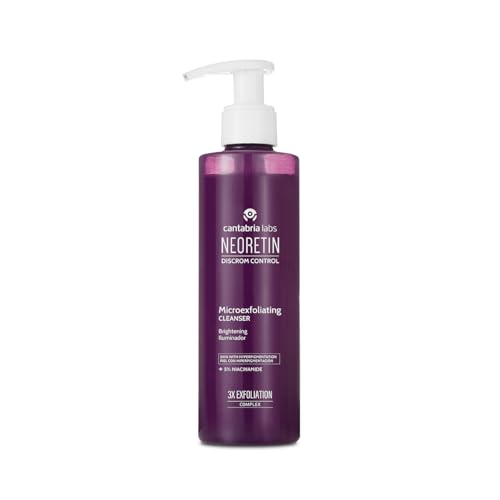 Cantabria Labs – Neoretin Discrom Control Microexfoliating Cleanser 150 ml – Gel Limpiador Microexfoliante – Tono de piel unificado y luminoso