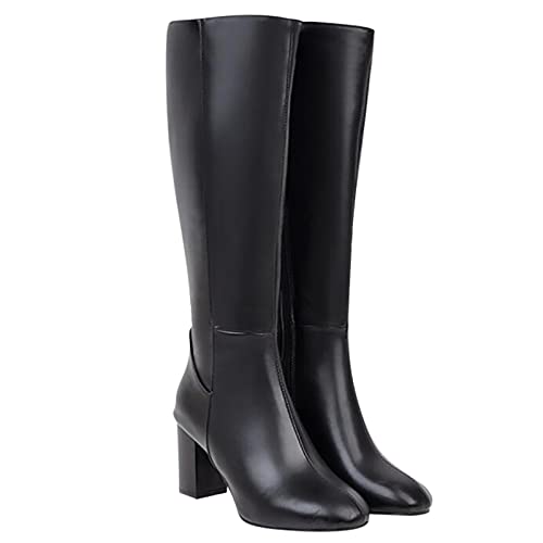 Hotberry Damen Stiefeletten Warme Lange Stiefel Hohe Boots Elegante Sexy...