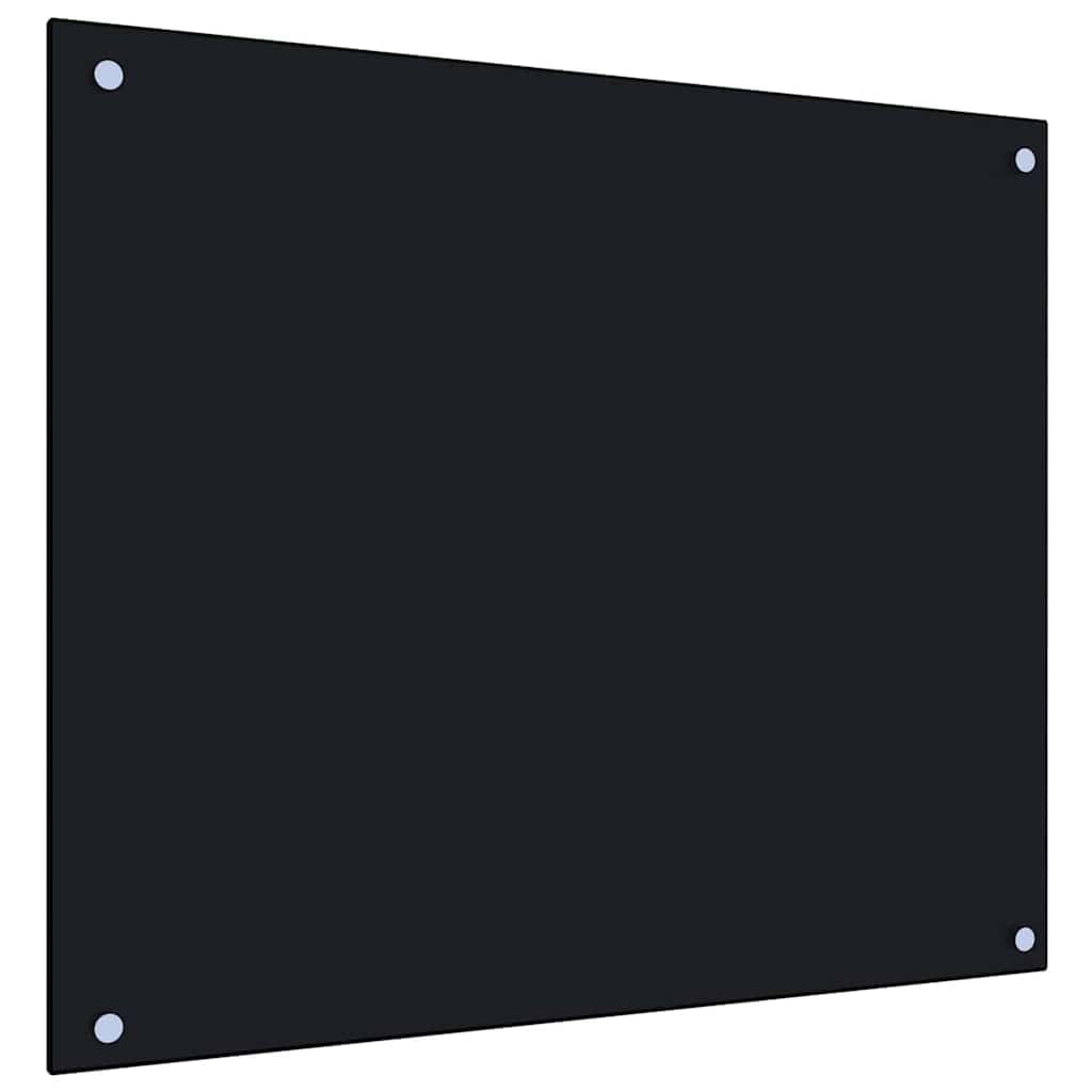 Generisch Küchenrückwände 2 STK. Schwarz 70x60 cm Hartglas,Heim & Garten,Küche & Esszimmer,Küchenhelfer & -utensilien,14.1KG,3315797