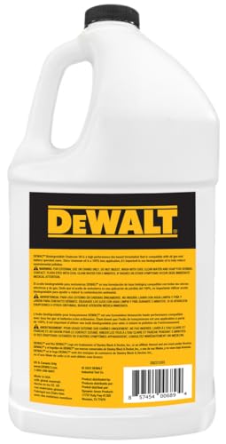 Image of DEWALT - Biodegradable Bar & Chain Oil - Green, Eco-Friendly, Non-Toxic Professional Bar & Chainsaw Lubricant (1 Gallon (Case of 4))