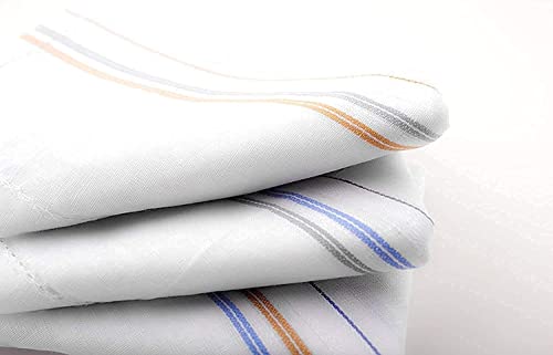 Image of ANTONIA Men's Initial Alphabet Handkerchiefs | Premium Cotton Personalized Hankies with Letter Embroidery (A-Z) | Soft, Absorbent & Reusable | Formal, Wedding & Gift Use | Pack of 6