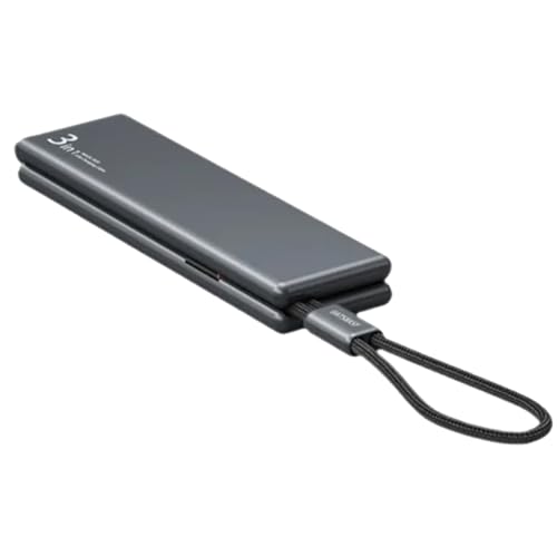 NJTHNTJR Cable Cargador Portátil de A, Cable de Datos de Caja del en, Accesorio Electrónico para Motocicletas