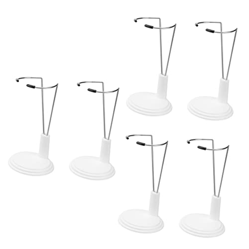 KICHOUSE Professional Doll Stand Holder Set 15cm Doll Storage Rack Toy Model Bracket Sturdy PVC Material