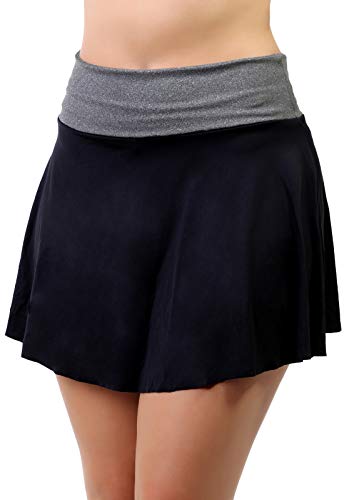 Short Saia Fitness Feminino (Preto, G)
