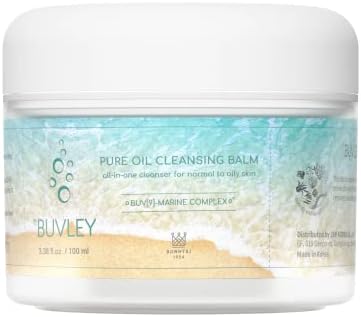 BUVLEY Pure Oil Cleansing Balm I Low pH, Vegan, Cruelty Free | Daily Makeup Remover Calming and Hydrating Facial Cleanser