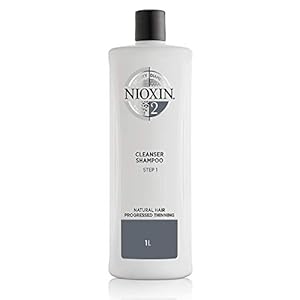 Nioxin-System-2-Cleanser-Shampoo-for-Natural-Hair-with-Progressed-Thinning-338-oz Nioxin System 2 Scalp Cleansing Shampoo with Peppermint Oil, Treats Dry and Sensitive Scalp, Dandruff Relief and Anti-Hair Breakage, For Natural Hair with Progressed Thinning, 33.8 fl oz