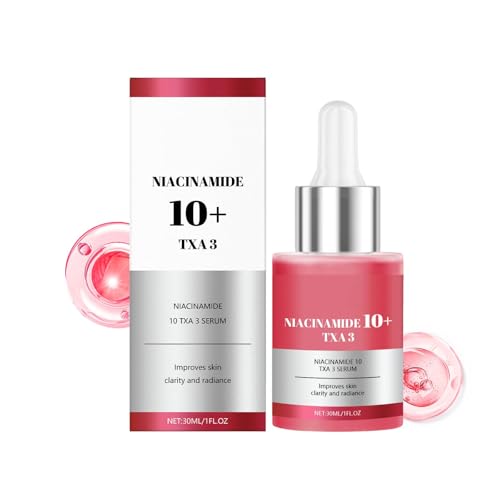 Niacinamide 10 + TXA 4 Serum, Acide Hyaluronique, Acide Tranexamique, Vitamine B12, Sérum Visage pour Peau de Verre, Clarifiant, Teint Éclatant avec Couleur Naturelle, Korean Skin Care