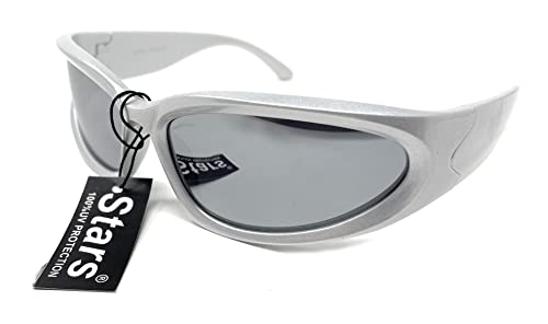 Wrap Around Street Fashion Sunglasses for Women Men Trendy Oval Shades…3