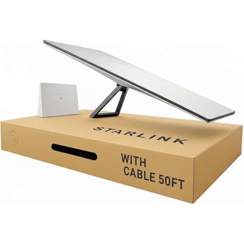 SpacieX Star-link3 Gen 3 Standard Kit – High-Speed Satellite Internet with Dish & Wi-Fi 6 Router for Home, RV, Boats & Rural Use