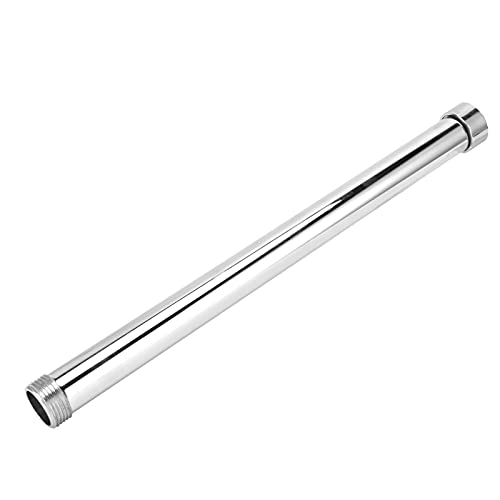Deror Tubo de extensión de ducha G3/4 de 25 mm Accesorio extensor de brazo de extensión de cabezal de ducha de baño cromado de cobre