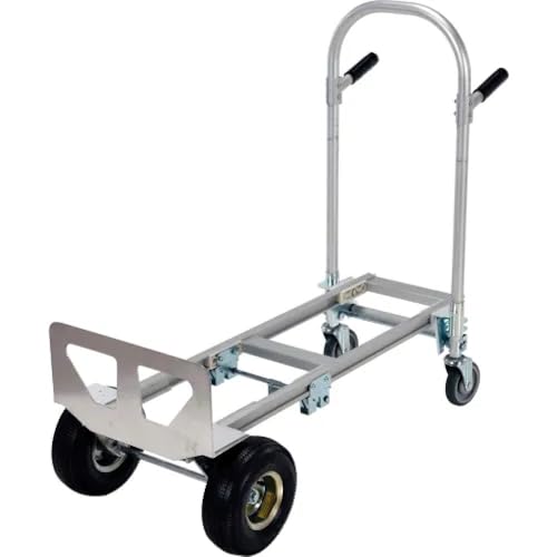 carretilla convertible aluminio 2 en 1 capacidad 500 lb miniatura 1
