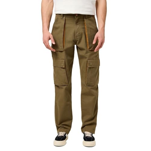 Wrangler Cj Rel Cargo Pant Pantalones, Beech, 36W / 32L Hombres