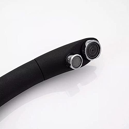 Robinet de cuisine mélangeur orientable avec bec rotatif à 180°