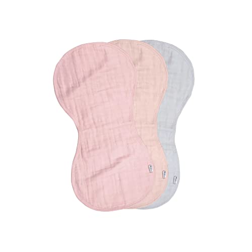 Image of green sprouts Organic Cotton Muslin Burp Cloths, Adult Use Only, Hypoallergenic, Standard 100 by Oeko-TEX® Certified, Tested for Hormones Large