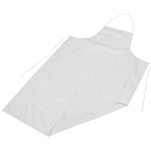 TOMETURE Delantal de Cocina para Adulto, Resistente al Aceite Agua, Talla Grande sin Bolsillo, Protección Anti-manchas para Limpieza del Hogar y Trabajo Doméstico
