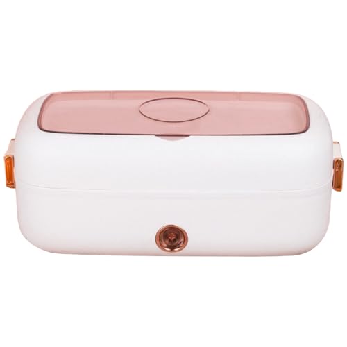 de comida autónoma con calefacción, batería recargable de acero inoxidable impermeable | Calefacción de alimentos 800 ml de comidas | para adultos en casa, escuela, oficina, viajes de