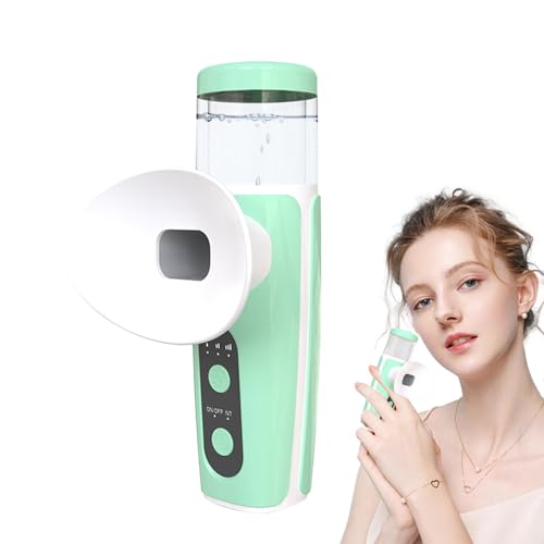 Nebulizador Nano Para Ojos – Vaporizador Portátil Con Compresas Calientes Y Frías | Dispositivo De Cuidado Ocular Para Aliviar Sequedad Y Limpiar Gafas | 3 Temperaturas, 2 Niveles De Vapor, Depósito 2