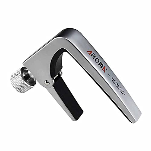 ERYUE Capo, Arôme AC-11 Guitare Capo en Alliage de Zinc pour Guitares Uniques en Argent - Les Beatles, Paul McCartney, John Lennon, RIngo Starr, George Harrison ERYUE Capo, Arôme AC-11 Guitare Capo en Alliage de Zinc pour Guitares Uniques en Argent