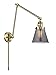 Innovations Lighting 238-AB-G63-LED Small Cone 1 Light Swing Arm Part of The Franklin Restoration Collection