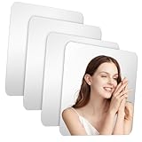 Photo Gallery gatuida 4 pezzi specchi adesivi in acrilico specchi da parete autoadesivi resistenti superficie liscia e alta per bagno e camera Photo Gallery gatuida 4 pezzi specchi adesivi in acrilico specchi da parete autoadesivi resistenti superficie liscia e alta per bagno e camera