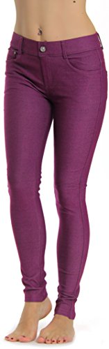 Image of Prolific Health Women's Jean Look Jeggings Tights Slimming Many Colors Spandex Leggings Pants Capri S-XXXL