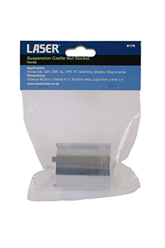 Image of Laser 6178 Suspension Castle Nut Socket
