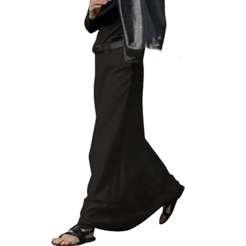 Office Lady Formal Solid Color H-Line Skirts High Waist Long Skirt for Women