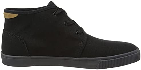 TOMS mens Carlo Mid Sneaker, Black Heritage Canvas, 7.5 US | Image 5