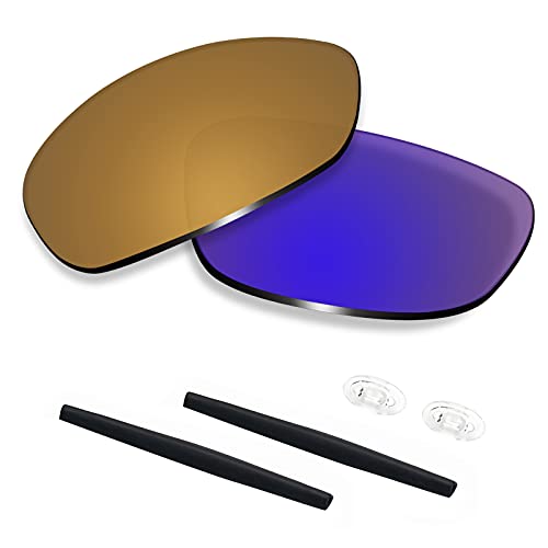Image of Polarized Replacement Lenses & Rubber Kits Compatible with Oakley Whisker