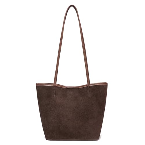 Sac en suède femme marron idéal pour vos sorties citadines et soirées rétro