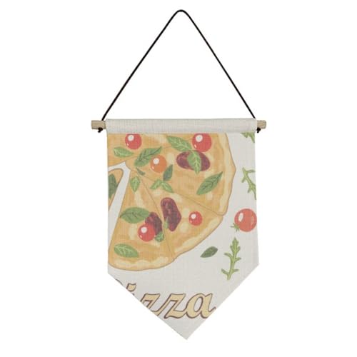 Drapeau en toile Pizza Italie et décoration murale cuisine