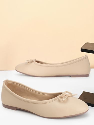 Image of Carlton London Women Comfortable Flat Round Toe Slip On Fashion Shoes for Daily use, Office use, Casual use
