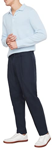 Vince Men's Lyocell Linen Pleated Pant3