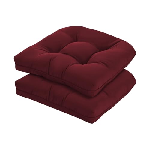 HOMELYSIAN 19x19 Outdoor Chair Cushions Set of 2,...