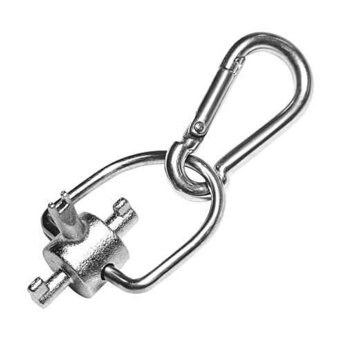 Image of HVAC Tools Key, Refrigerant Locking Cap key for 410A and R22 Refrigerants, Refrigerant Locking Cap Tool for Air Refrigeration and Equipment Repair, HVAC Multi-function Triple Key HVAC Hand Tools