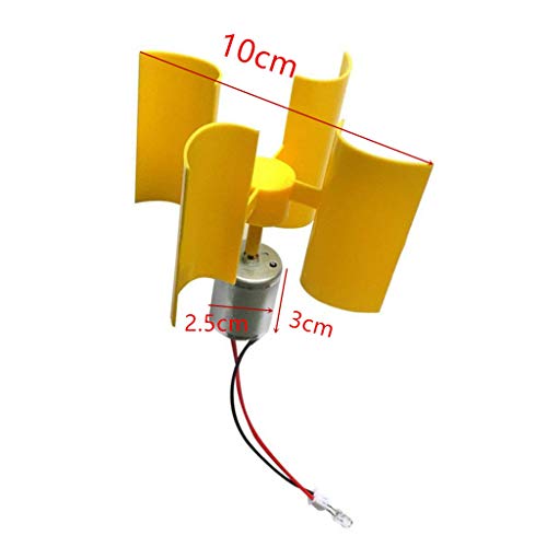 Keproving Mini Vertical Axis Type Wind Turbine Generator Model for Teaching Physical Power Generation Principle and DIY Science Education Experiment