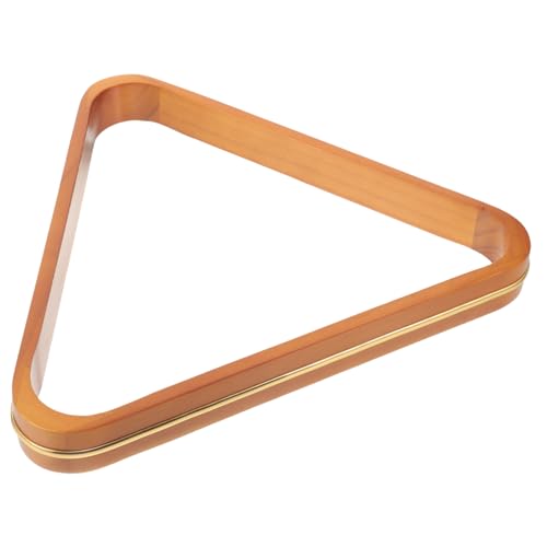 balacoo Billiard Balls Holder Pool Table Rack Triangle Billiard Rack Pine Wood Snooker Rack