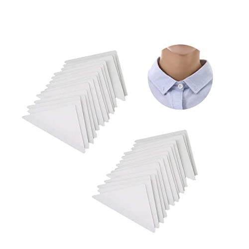 FENGCHUANG 80 Pcs Collar Stay Stickers, Men's Shirt Collar Stiffeners Men's Collar Brace Collar Shaping Patch