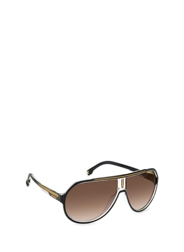 Carrera Men's 1057/S Square Sunglasses, Black Gold, 64mm,11mm + 12