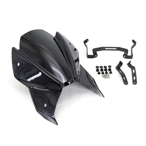YFBH Motorrad-Windschutzscheibe Windabweiser Für Suzuki GSX-S950 GSX-S1000 GSX-S 950 GSXS 1000 2021–2023 Windschutzscheibe Spoiler Windschutzscheiben Windabweiser(SCHWARZ)