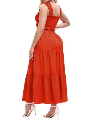 Image of Women's 2 Piece Beach Skirts Sexy Party Dress Crop Top and Long Skirt Sets